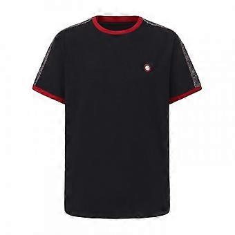 Pretty Green Mens Paisley Logo T-Shirt