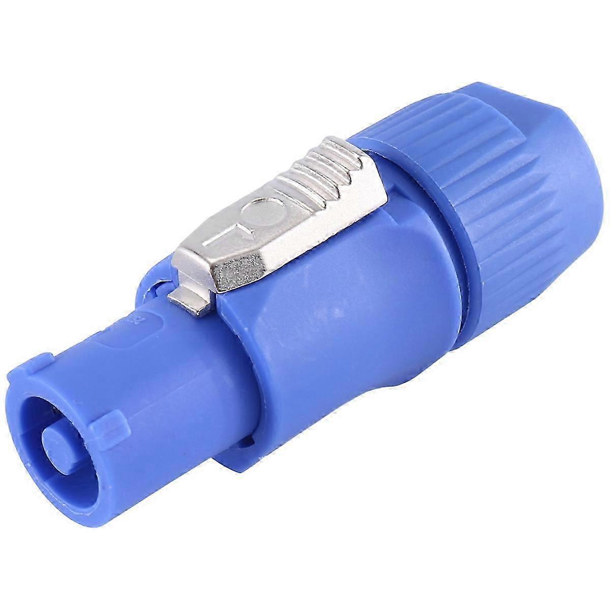 Locking AC Power Connector Set, 20A 250V, Type A Cable Connector and Panel Mount Plug, Heavy Duty for Audio and Lighting Equipment