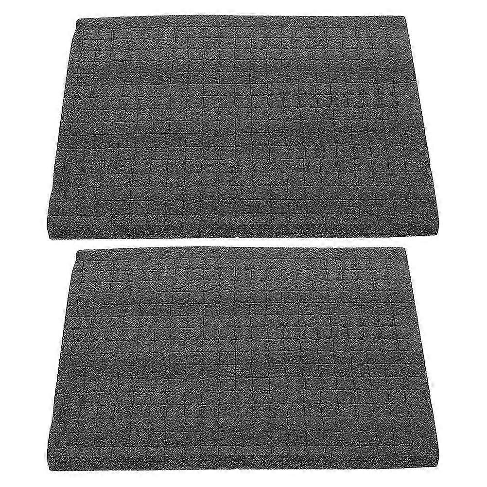 2Pcs Black EPE Foam Inserts | Toolbox Drawer Liner | Shock-Absorbing Tool Protection