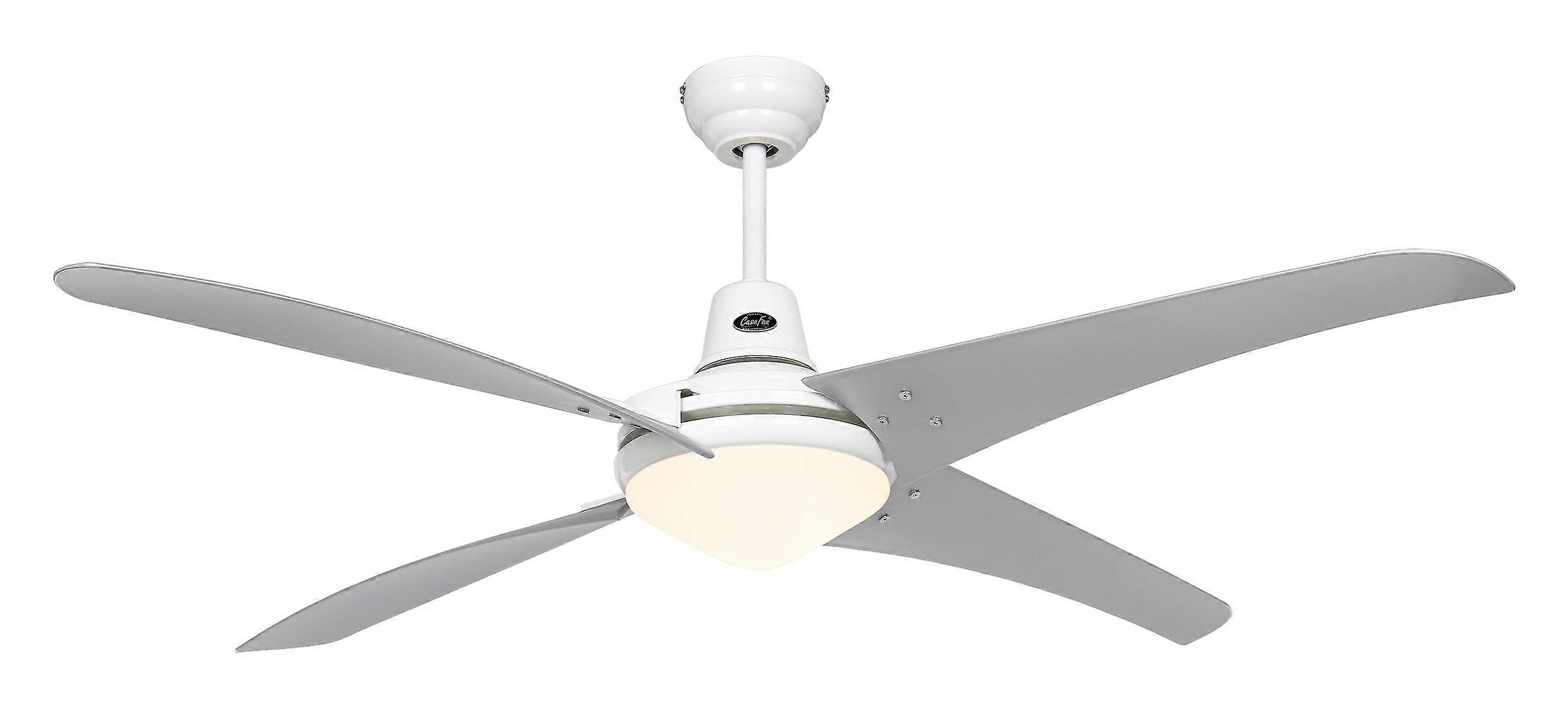 Ceiling fan Mirage White / Silver with remote