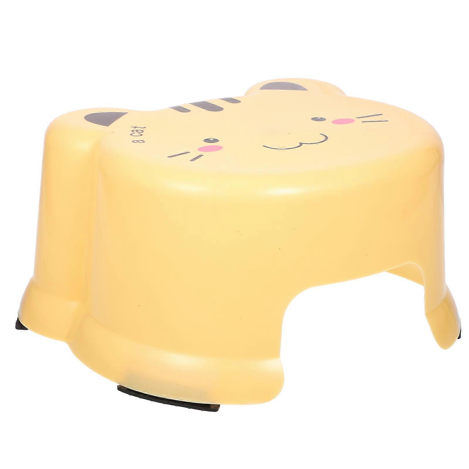 Small Stool Thickened Step Stool Bathroom Non-slip Cartoon Plastic Stool