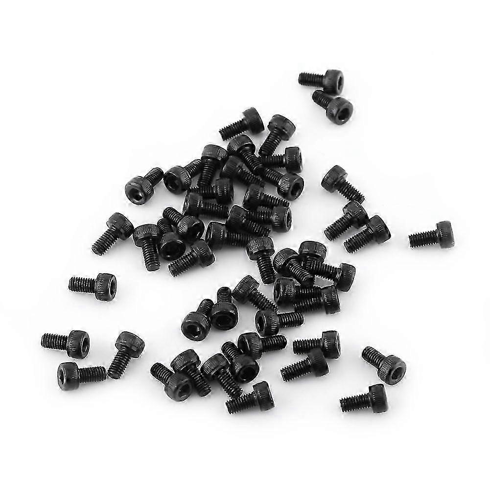 prodef M3 Black Hex Socket Cap Head Screw Bolt Set (M3*6mm,Fully Threaded,50pcs) intelligence