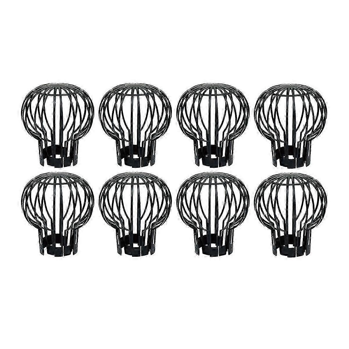 8Pcs Plastic Gutter Guards, Downpipe Leaf Guard, Downspout Filter, Drain Pipe Debris Dirt Protector
