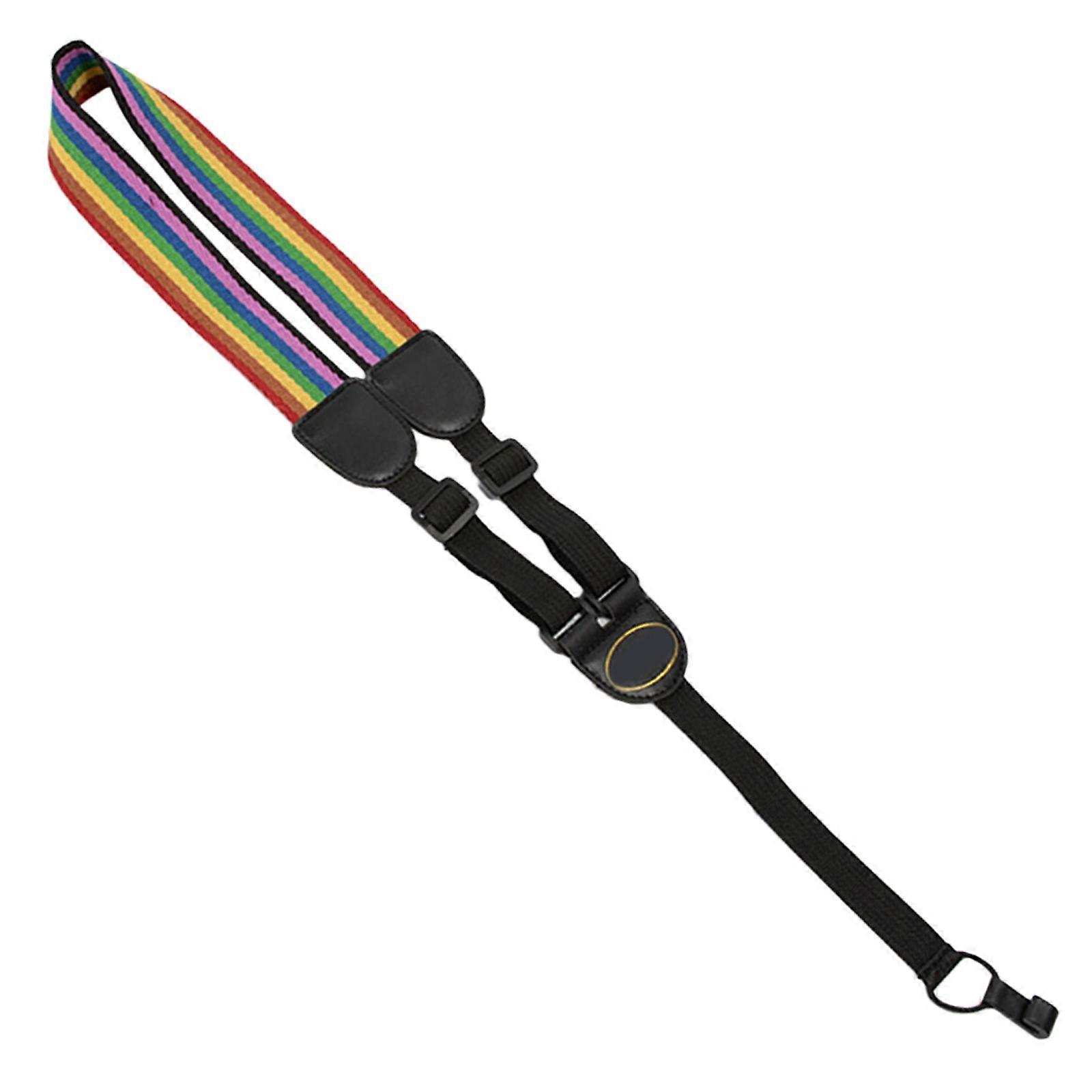 Rainbow Guitar Strap Adjustable for Guitar Use 4Pcs Assorted Color Replacement Straps