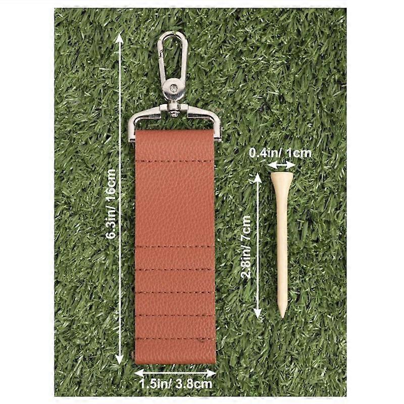 Portables Golf Ball Marker Storage Case With Keychains Attachments Light Weight