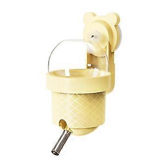Nyhet Roller Ball Vann Dispenser Lekkasjesikker Kjegleformet Hamster Magnetisk Drikkekopp for Små Bur Kjæledyr
