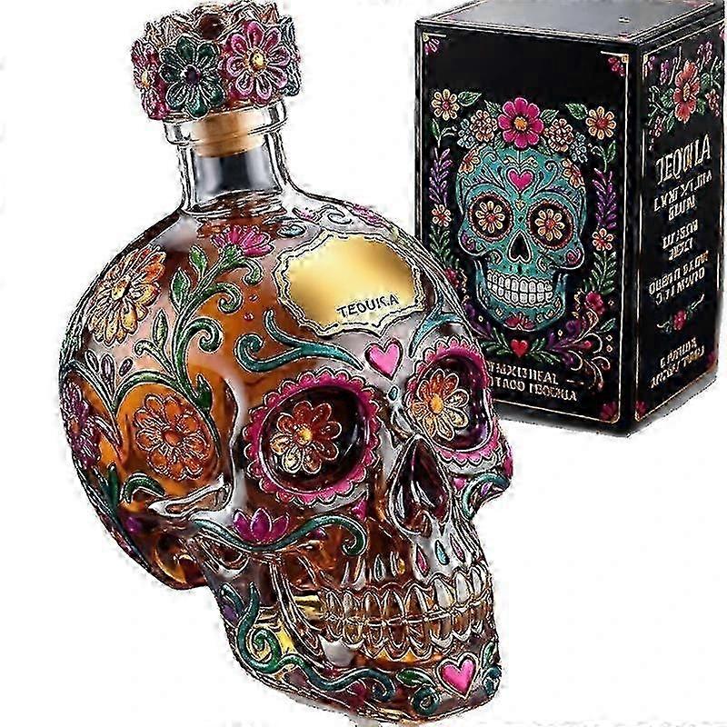 Creative Skull Glass Bar Bottle