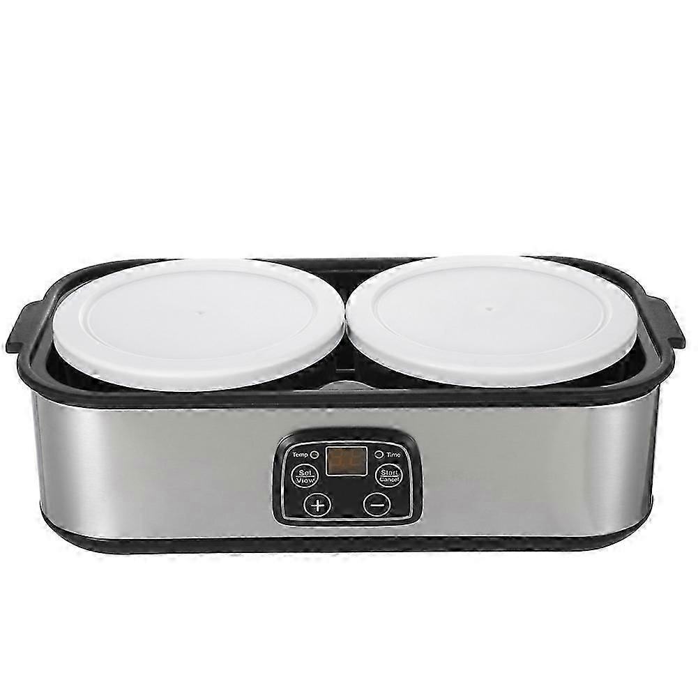 Yogurt Maker 2L Large Capacity Automatic Temperature Control 0-48 Hours Timer Digital Yogurt Maker Machine EU