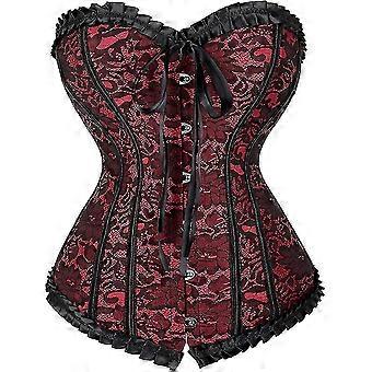 Women's Vintage Corset Bustier Top Plus Size Clothing