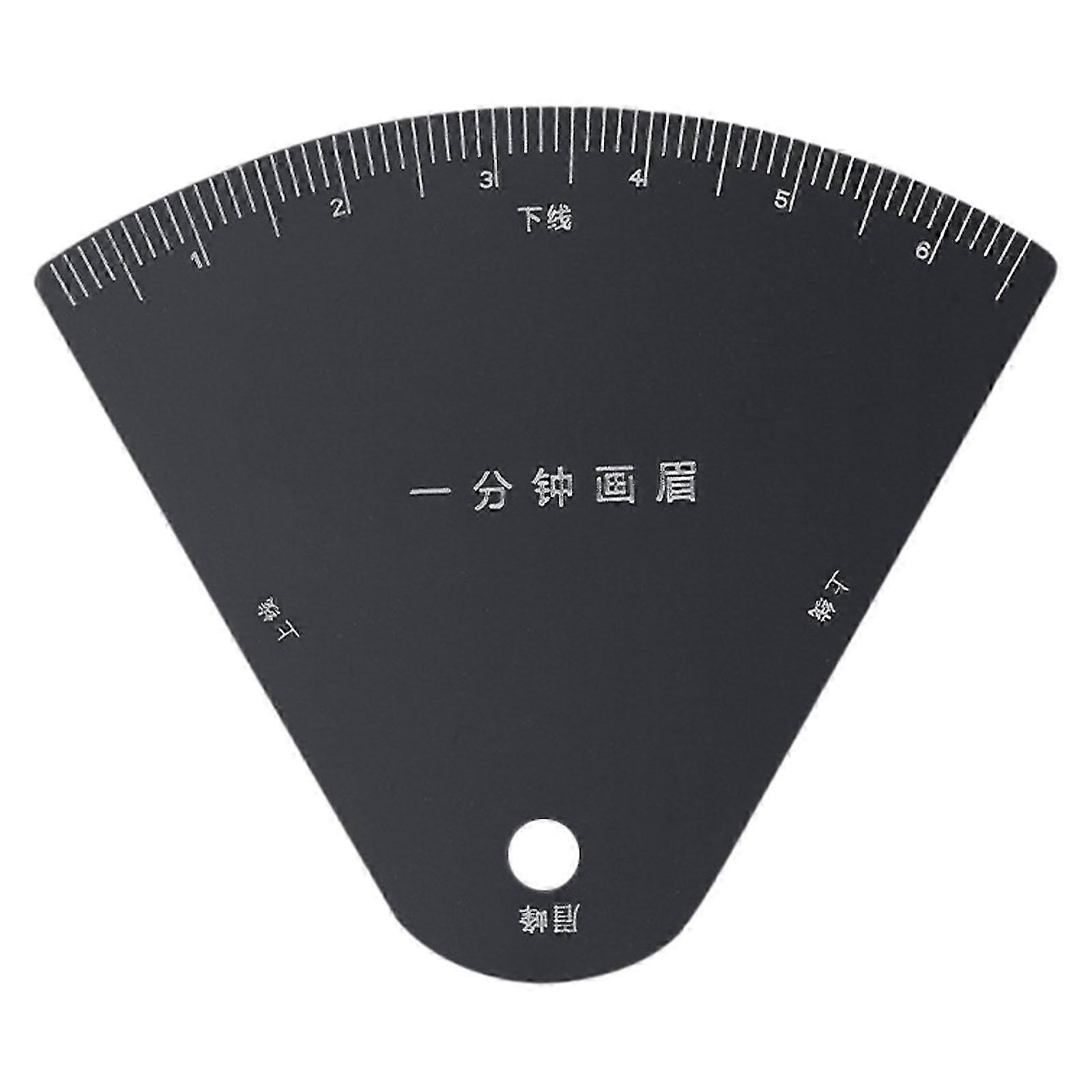 Precision Steel Eyebrow Stencil with Arch Guide