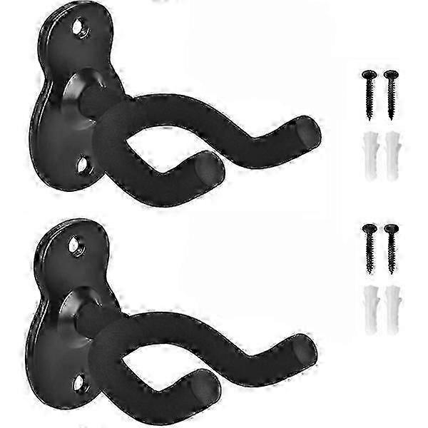 2 Pack Rotating Guitar Wall Mount With Sponge Pad