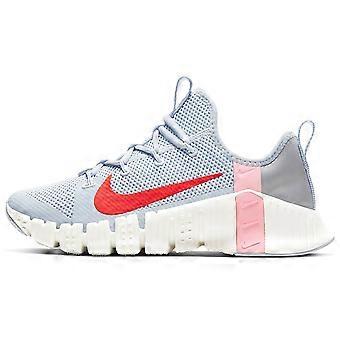 Nike Free Metcon 3 Fotbollsskor Grå Ljusröd Dam CJ6314-006