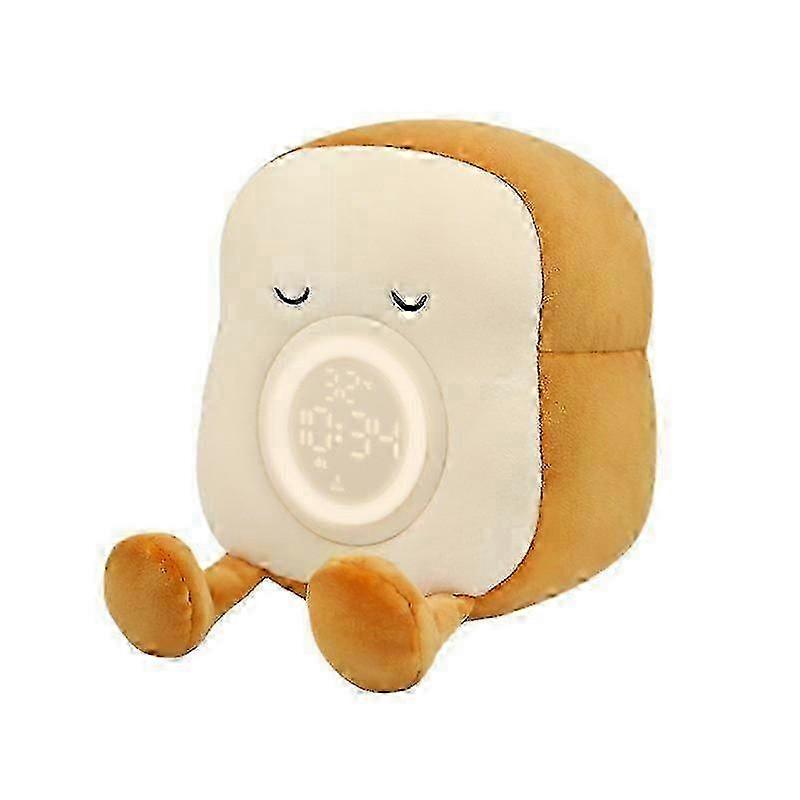 Toast Plush Night Light Alarm Clock