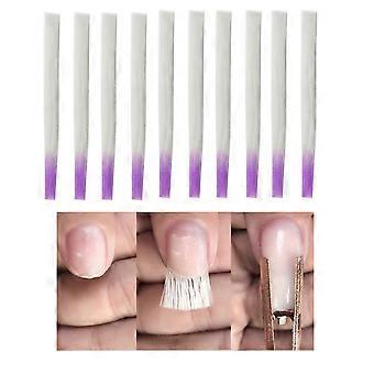 Fiber Nail Tips Fiberglass Nails for Nail Art White Extension