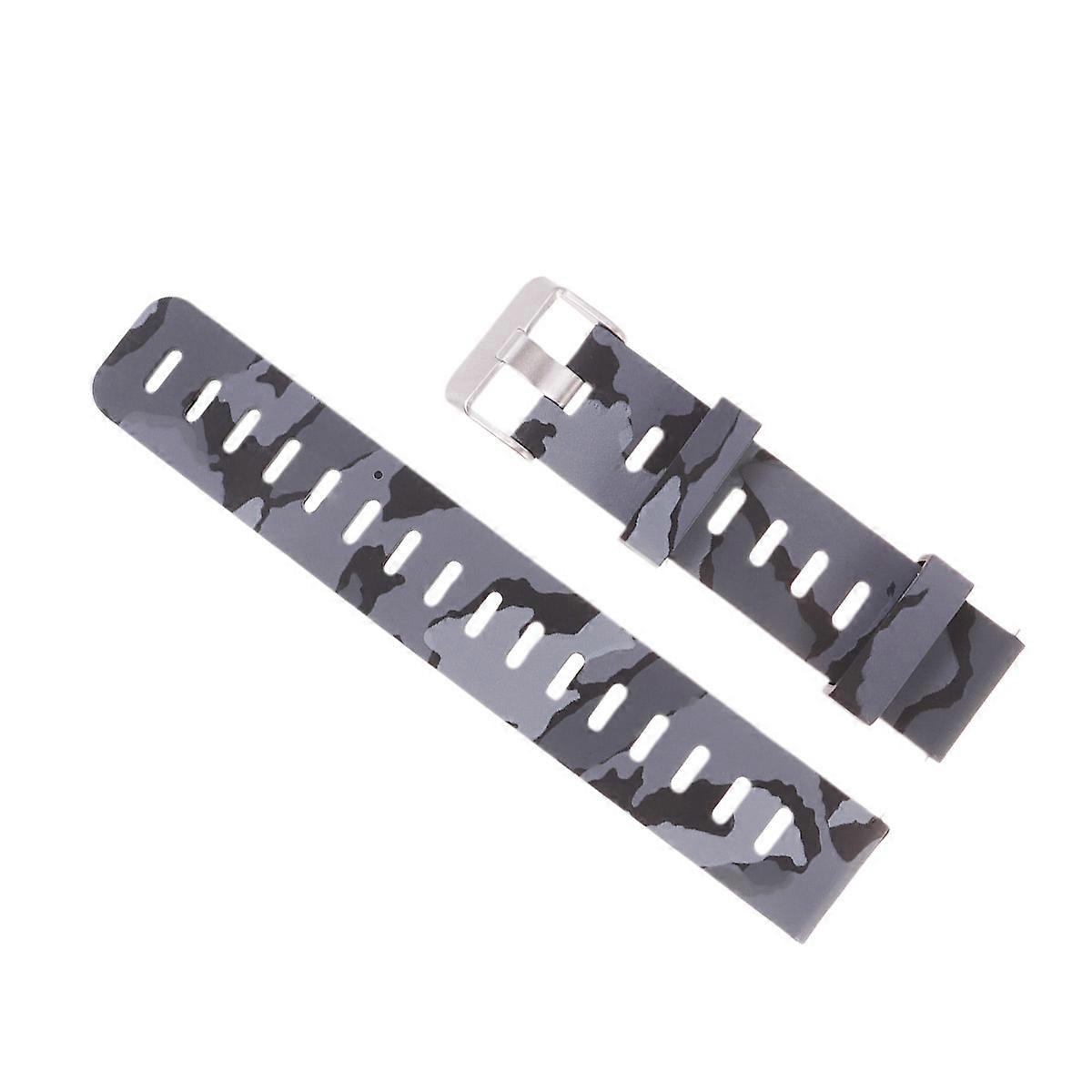 Grey Camouflage Watch Strap for Comfortable Replacement Strap