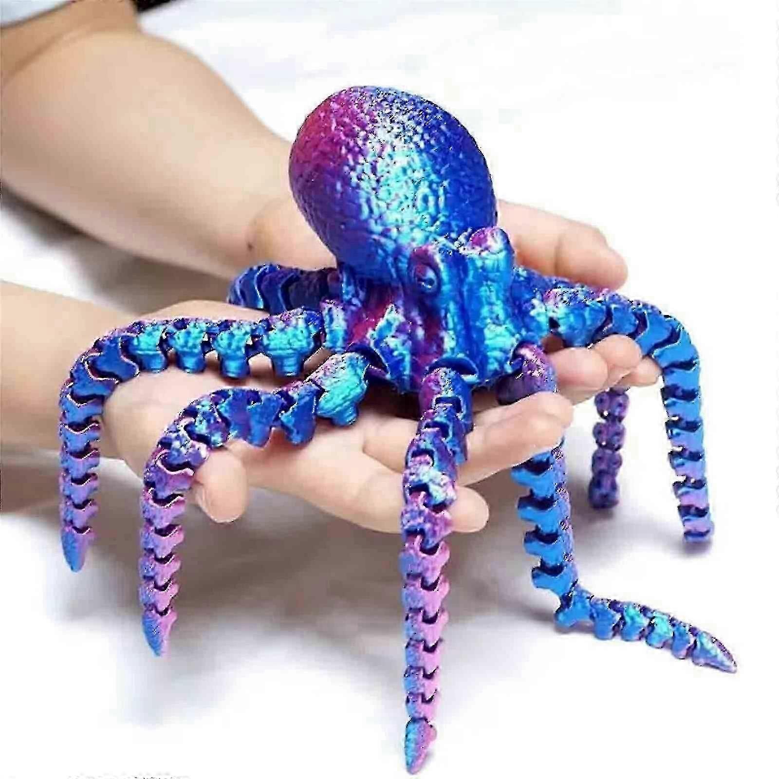 Poseable 3D Printed Octopus Decoration