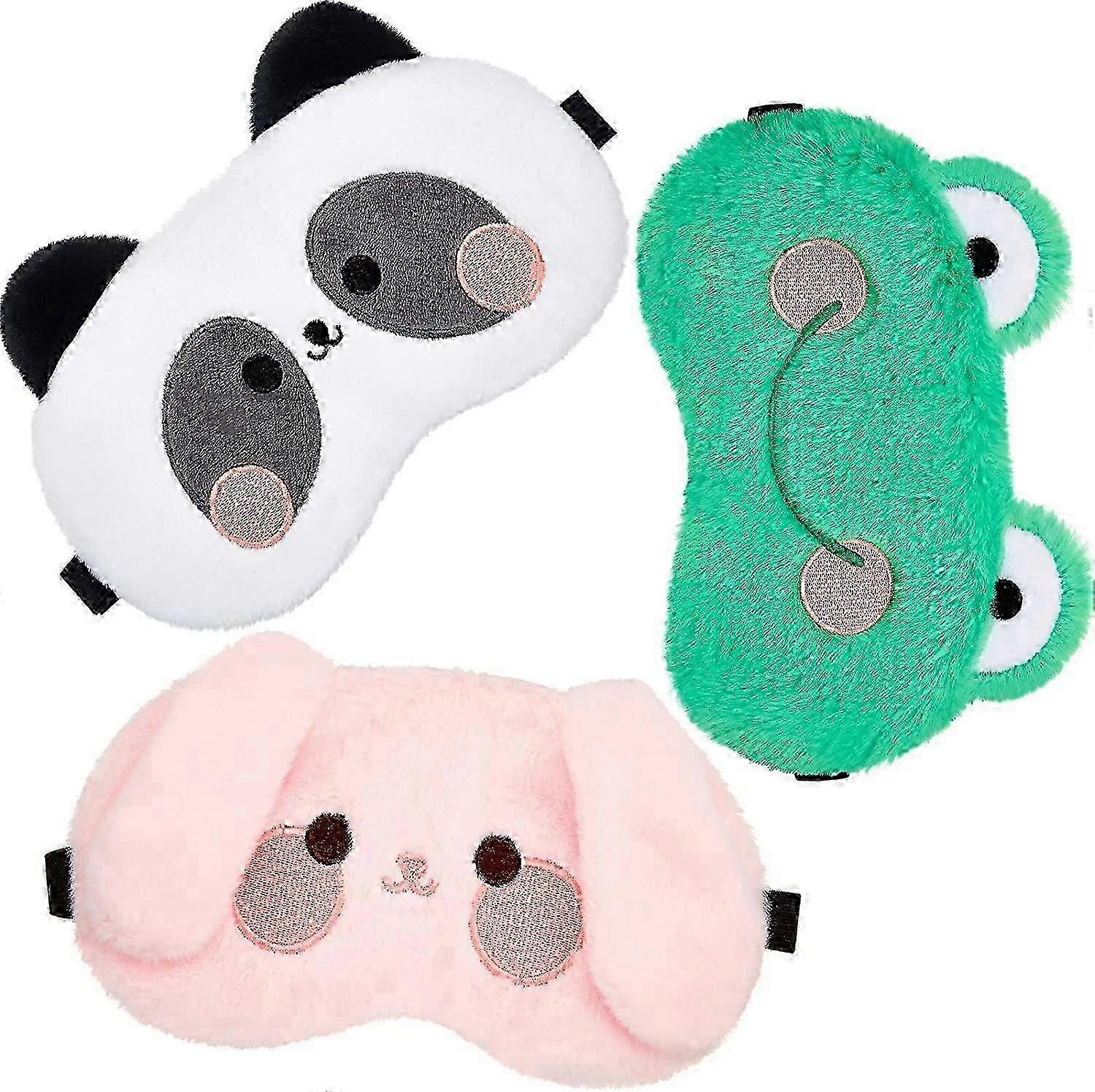 Soft Adjustable Kids Sleep Mask Set
