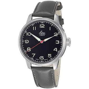 Laco Wehrmacht automatisk analog Herre ur med Cowskin armbånd 861610