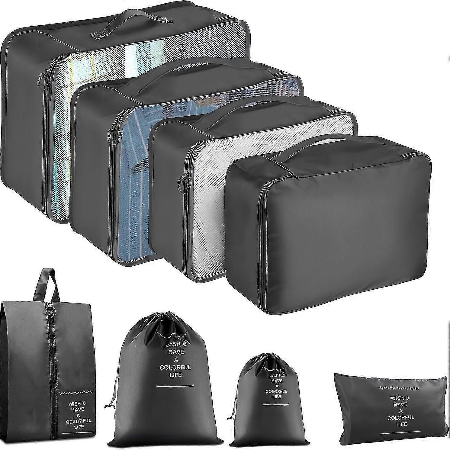 8-Pc Transparent Mesh Organizer