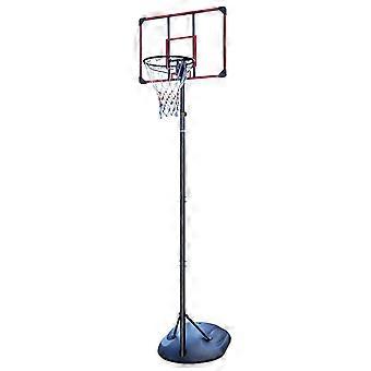 Outdoor Basketball Hoop, Height Adjustable from 228.6 to 280.42 cm, with Wheels, shock-absorbing basket, sturdy Backboard, suitable for Youth/Adults, 