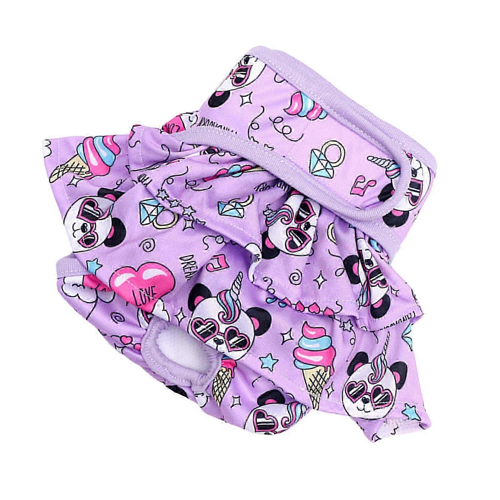 Panda Pattern Reusable Dog Diapers