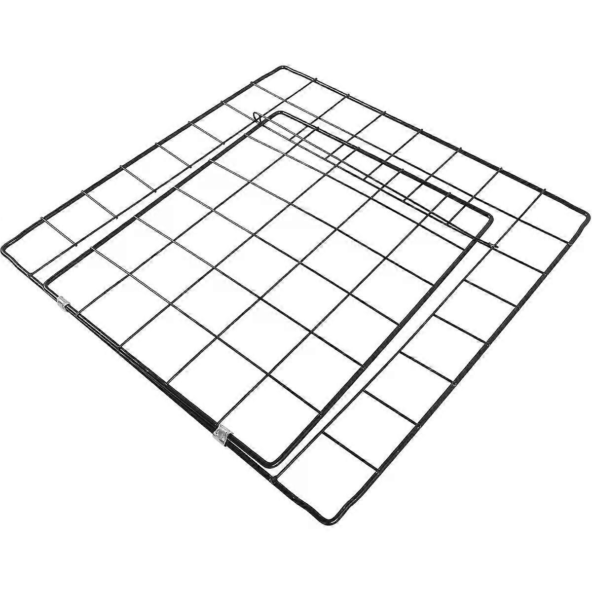 Cage Door Panel with Tool Free Setup, Iron Mesh Replacement