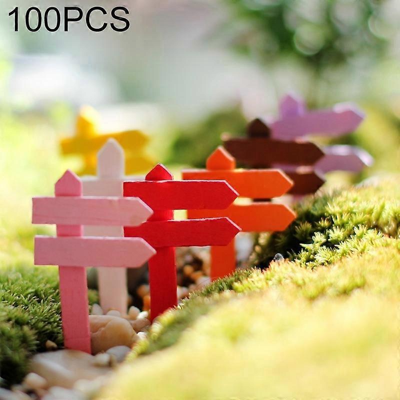 Mini Wooden Fences Signposts Set