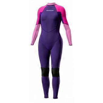 Mirage Girls' Violet Size 8 Steamer 3/2mm Neoprene Construction with Back Zip