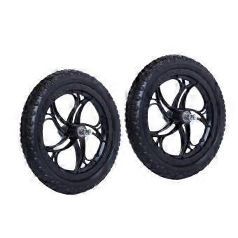 1 Pair Lightweight Non Inflatable Balance Bike Replacement Wheels, Repair Training Bicycle Tire, Birthday Gift Toys 530 Edition 1129 Spare Part