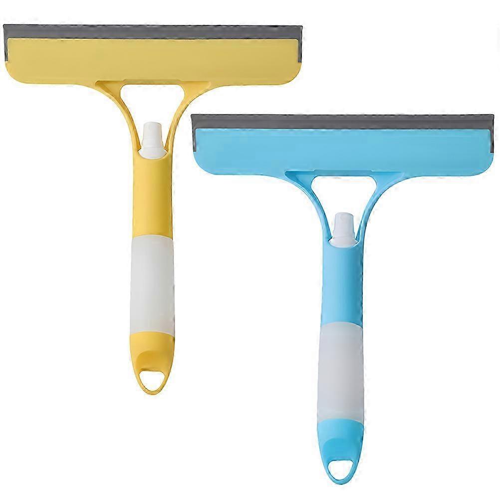 2-Piece Glass Squeegee with Spray Bottle