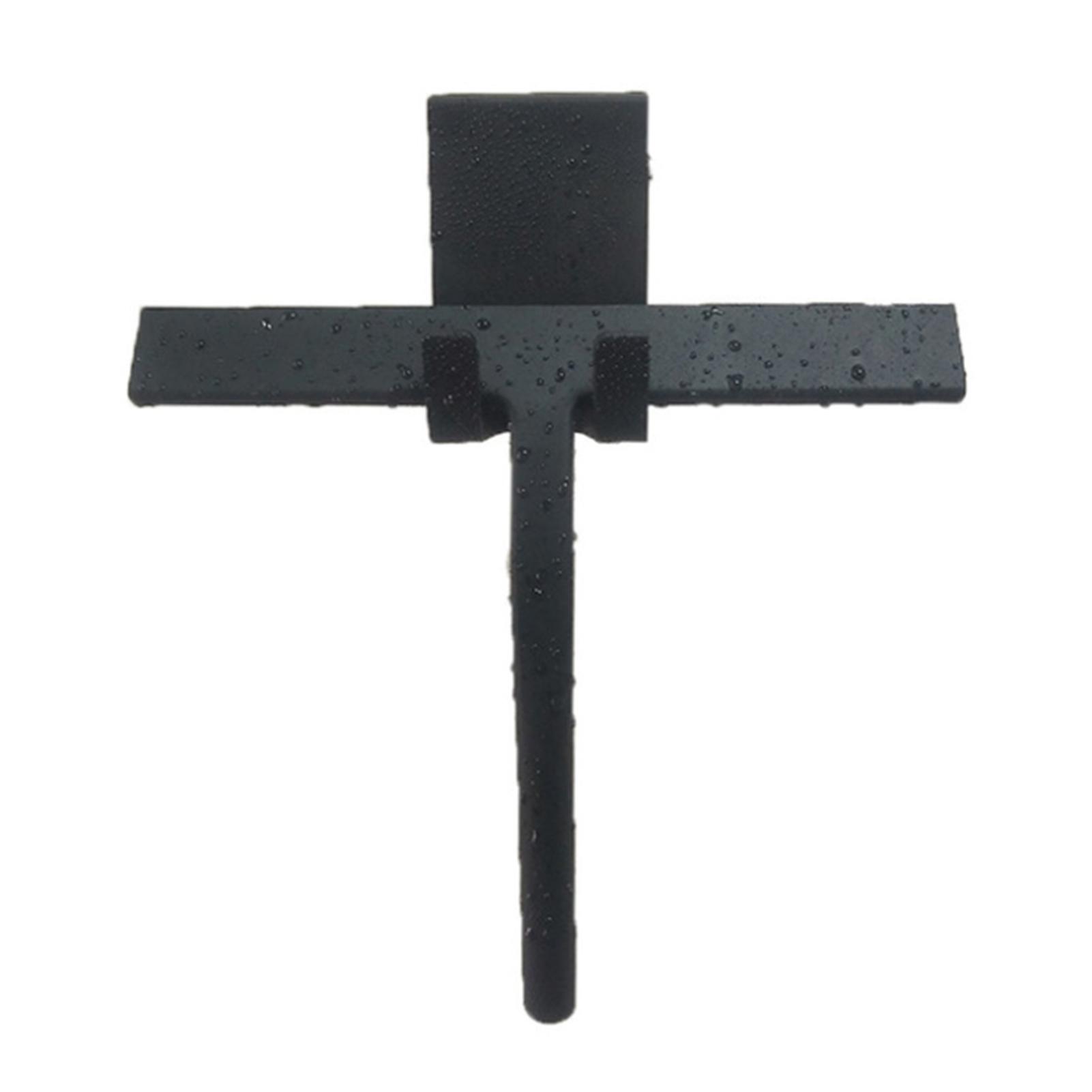 Silicone Shower Squeegee Wipers Streak-free Wiper With Hook