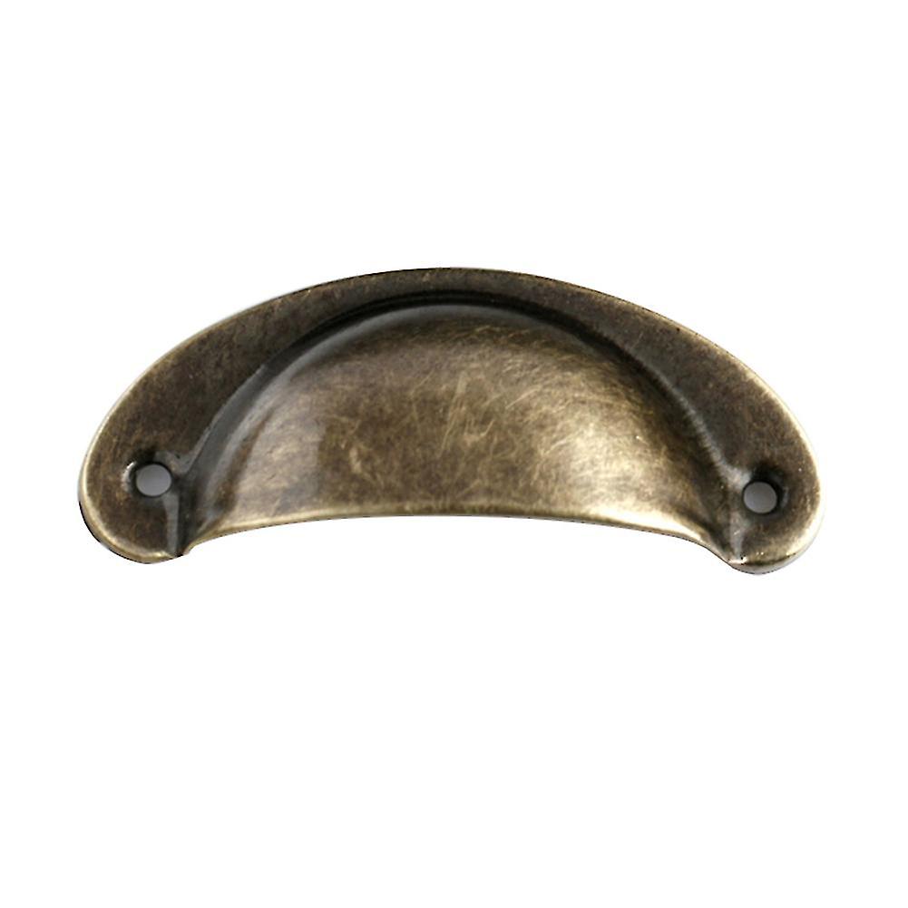 20pcs Retro Metal Kitchen Drawer Cabinet Door Handle Furniture Knobs Hardware Cupboard Shell Pull