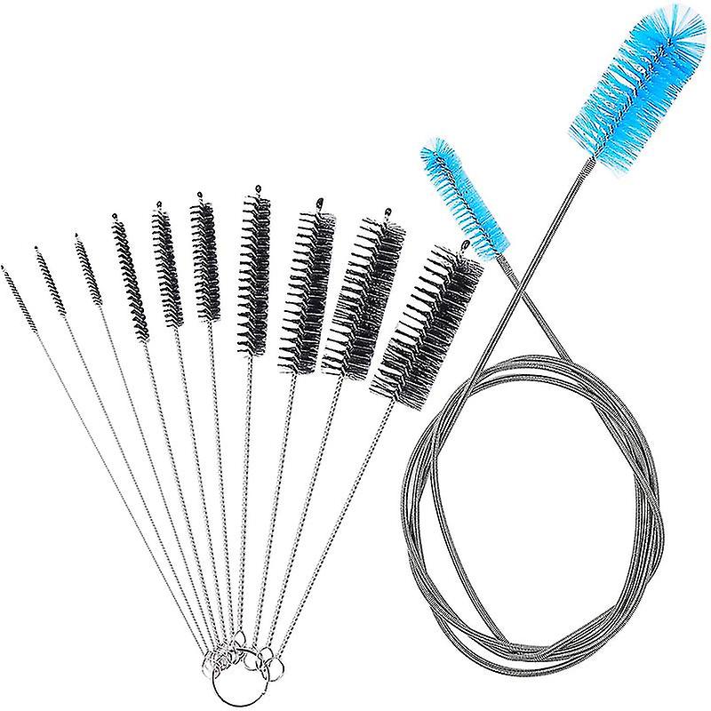 Rium Filter Brush Set, Flexible Double Ended Bristles Hose Pipe With Less Steel Lo