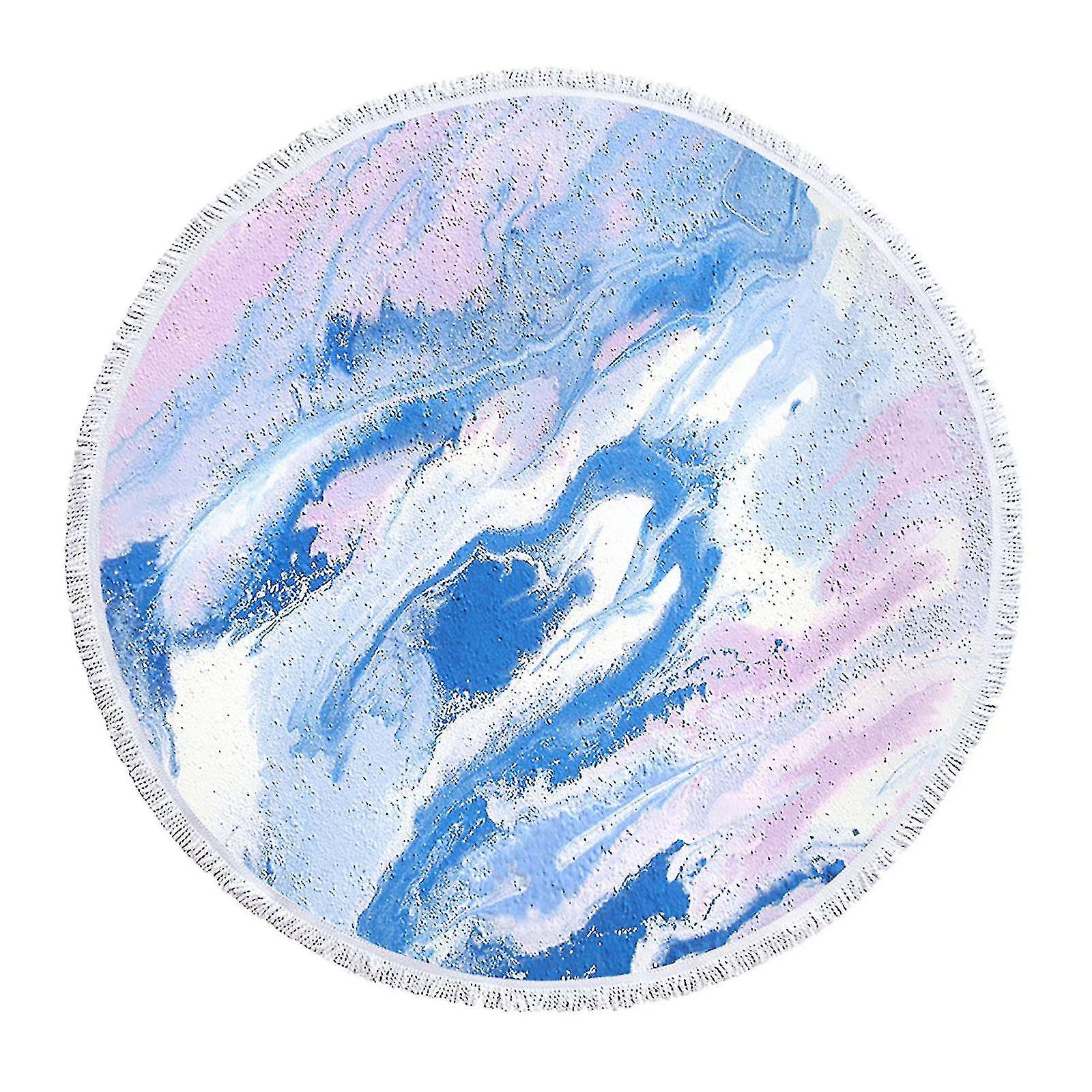 Round Printed Beach Towel Microfiber Shawl Beach Towel Beach Mat