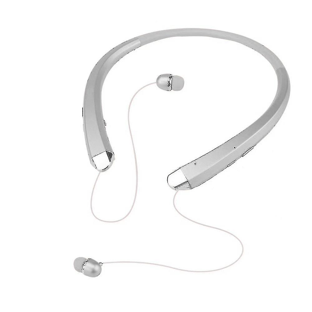 Upgraded Wireless Neckband Headphones With Retractable Ear Tips
