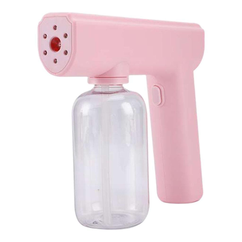 Handheld Disinfectant Sanitizer 300ml Atomizing Fogger Sprayer Pink