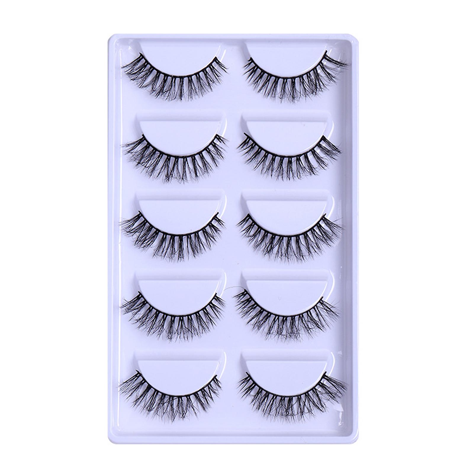 3d Effect Grafting Eyelashes Multilayered Bushy Curling Up Thick Lashes