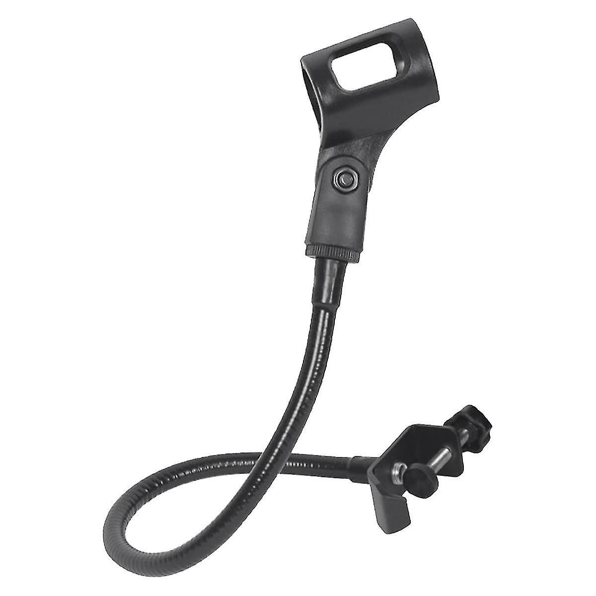 Stojak mikrofonowy Elastyczna gęsia szyja Stojak mikrofonowy Regulowany stojak na mikrofon biurkowy z klipsem