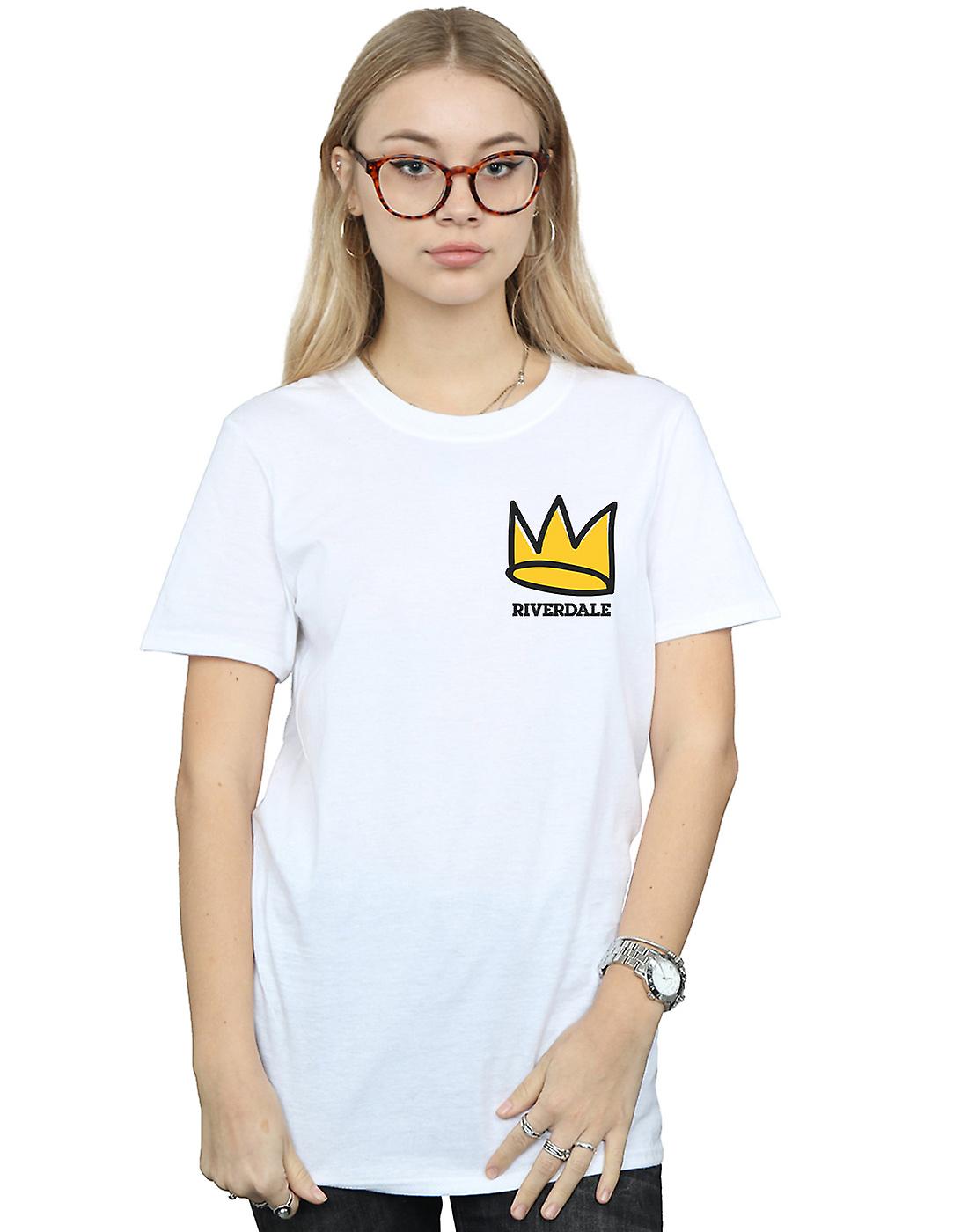 ريفرديل المرأة & ق التاج الثدي طباعة صديقها صالح تي شيرت