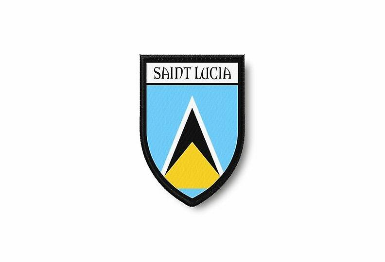 Patch Ecusson Termocollant Bord Brode Flag Prints St. Lucia