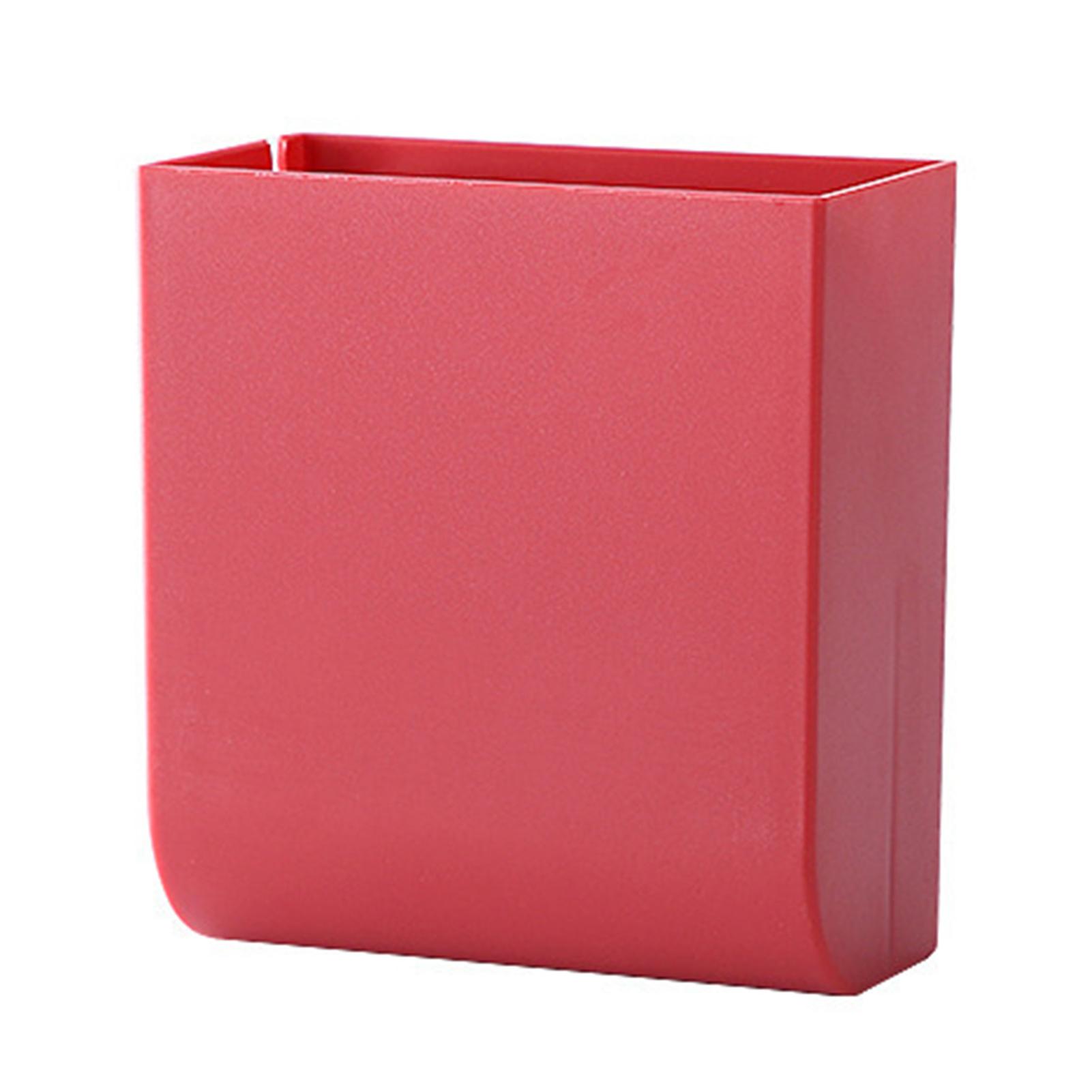 Household Wall Mount Phone Stand Space Saving Thickened Abs Storage Shelf