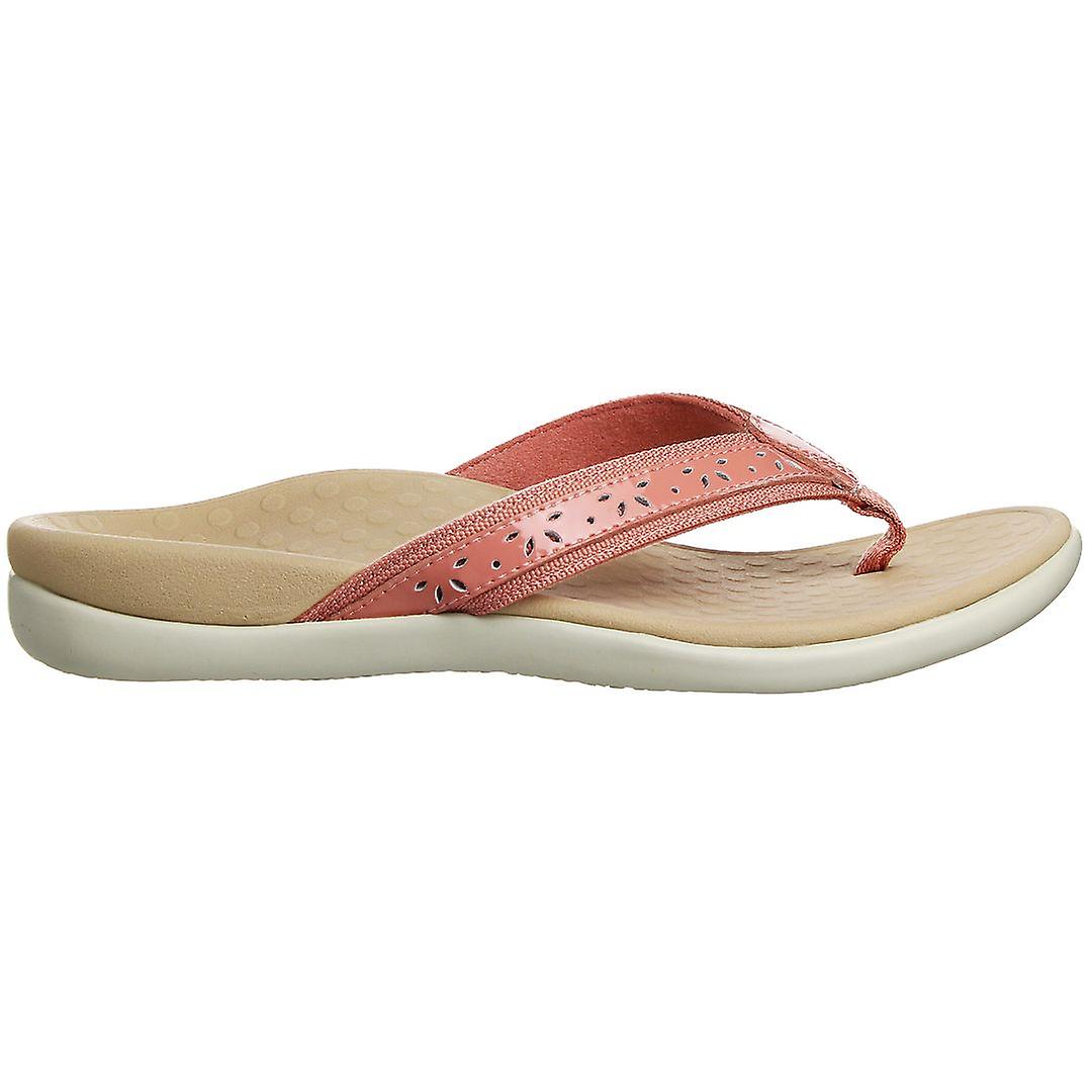 Vionic Casandra Slip-On Pink Patent Leather Womens Flip-Flops 10010984600