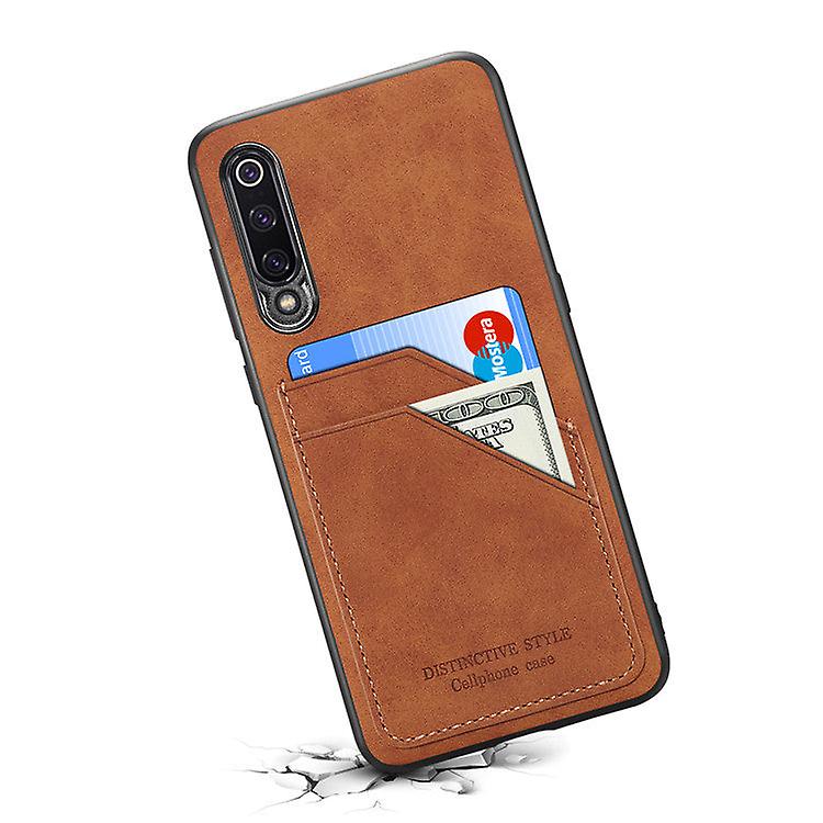 Wallet Leather Case Card Slot For Iphone Xs Max Brown Pc4882