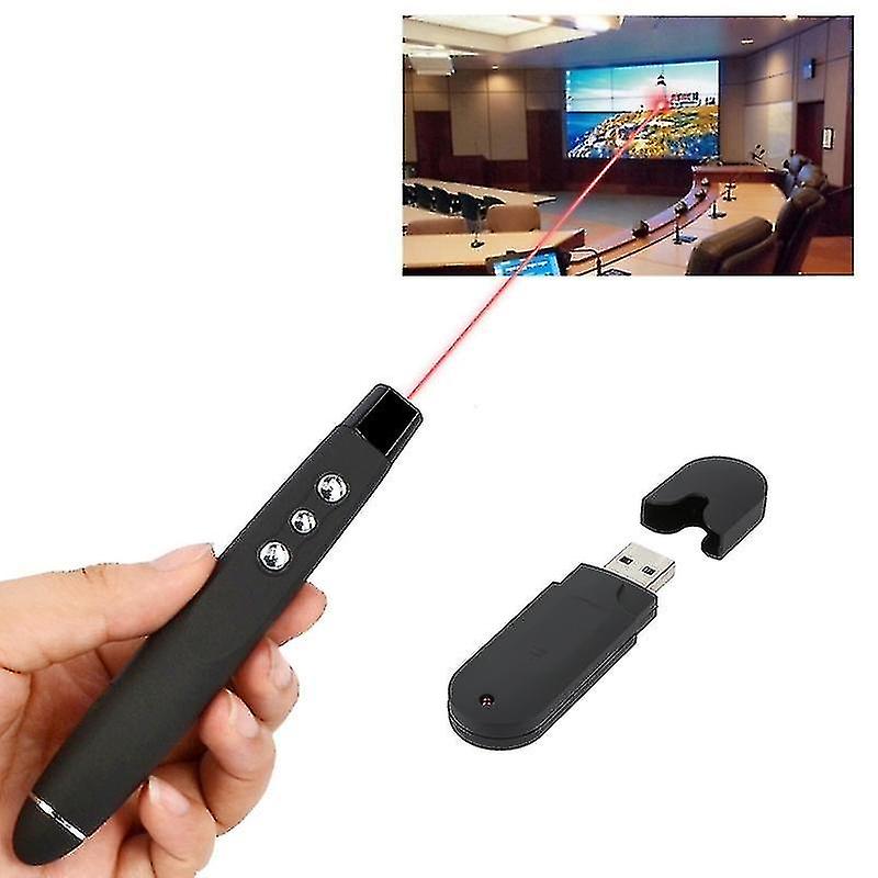 Computer Accessory Sets Pp-1000 Multimedia Presentation Remote Powerpoint Clicker 2.4ghz Rf Laser Pointer With Usb