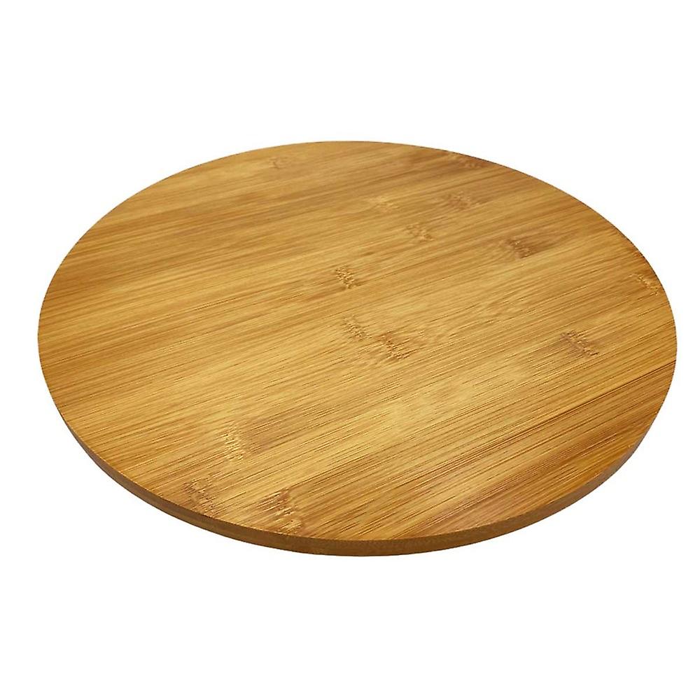Krisberg bamboo pizza board tray 35cm rotatable KS2637