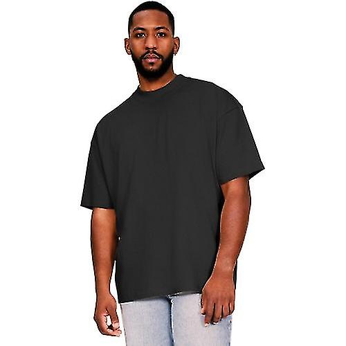 Casual Classics Mens Ringspun Cotton Extended Neckline Oversized T-Shirt
