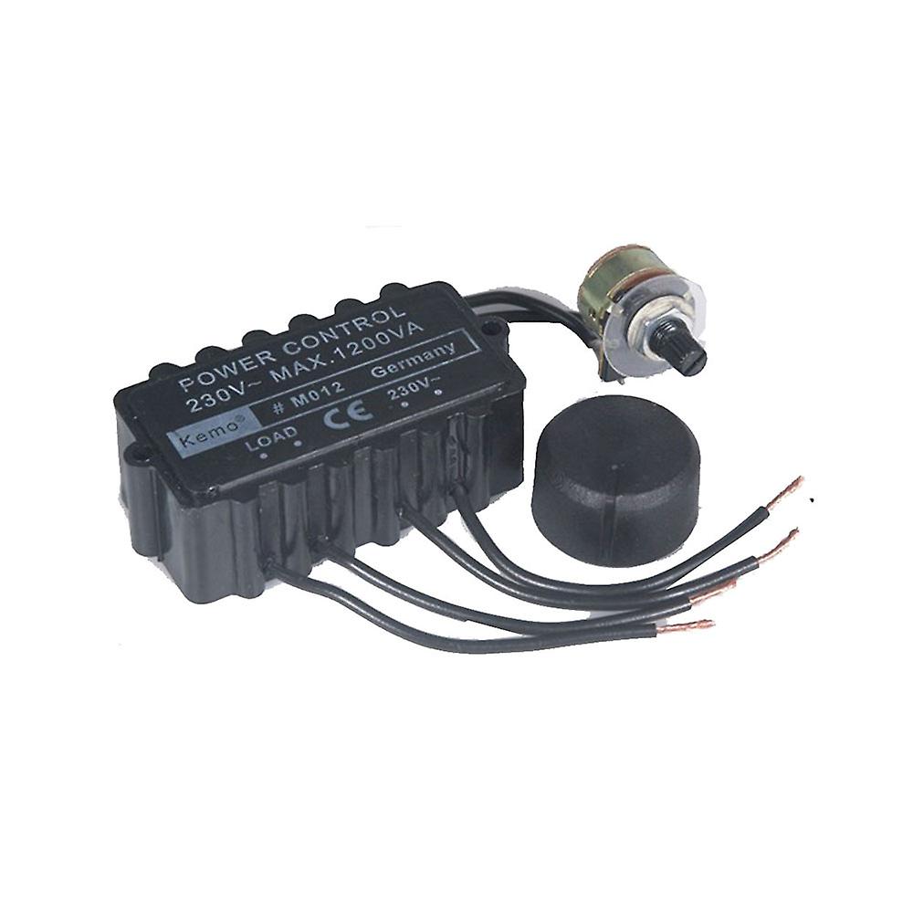 Kemo Modulo Controller Motore e Lampada M012 240VAC con Manopola per Dimmerazione Lampada