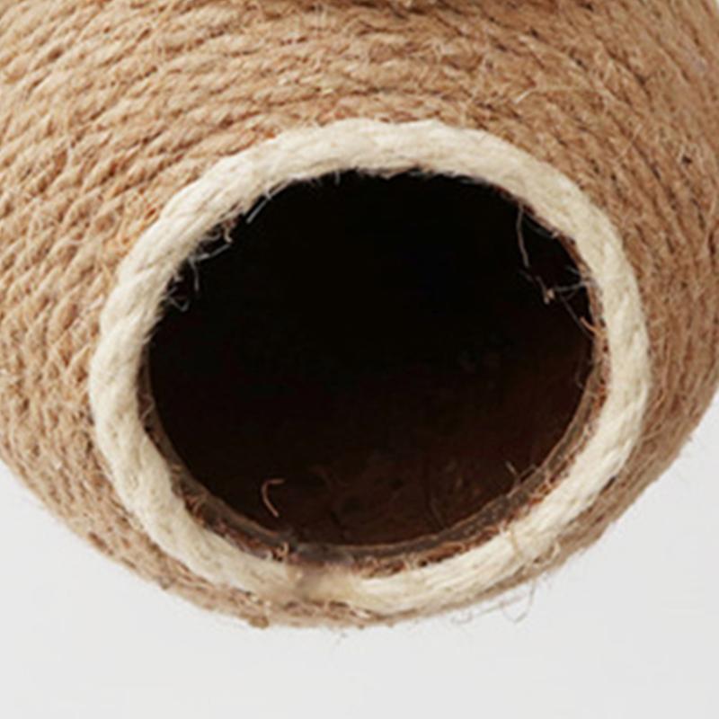 Woven Bird Nest Bite Resistant Decorative Hemp Coconut Shell Handcrafted Parrot House for Budgies Lovebirds Hamster Screw Type 