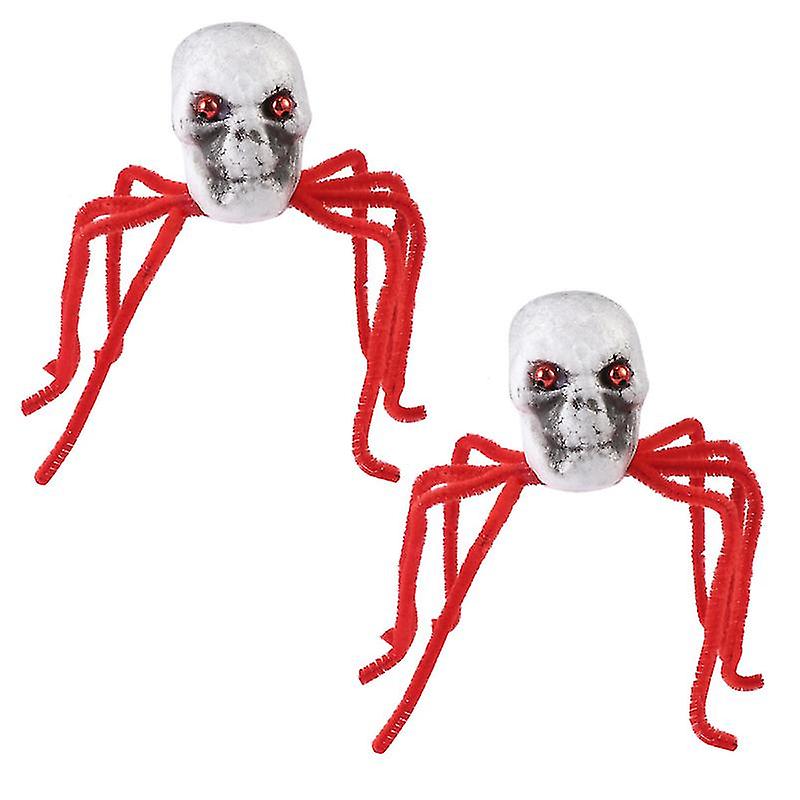 2pcs Halloween Totenkopfspinne