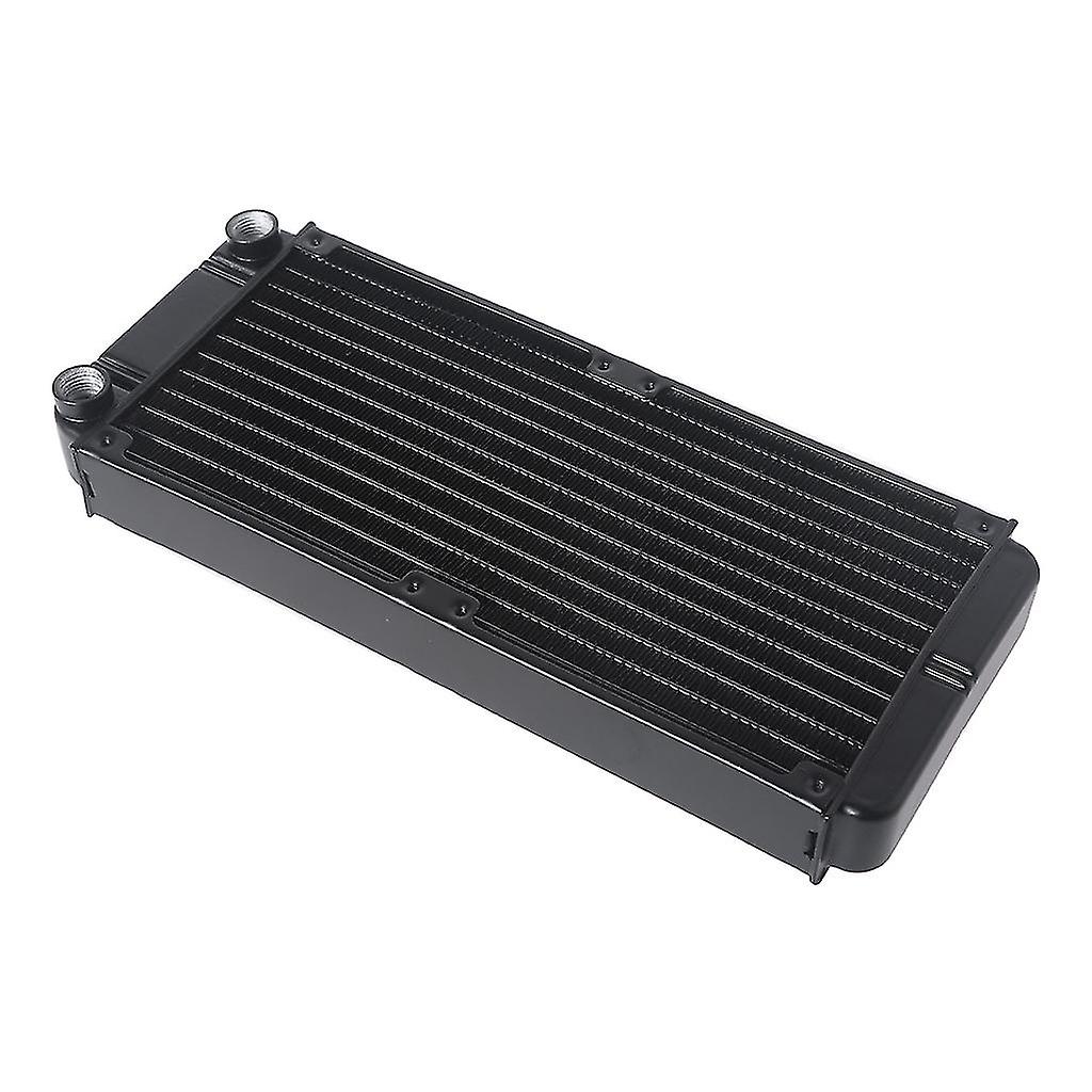 Water Cooling Computer Radiator 12 Pipe Aluminum Heat Exchanger Liquid Cooling